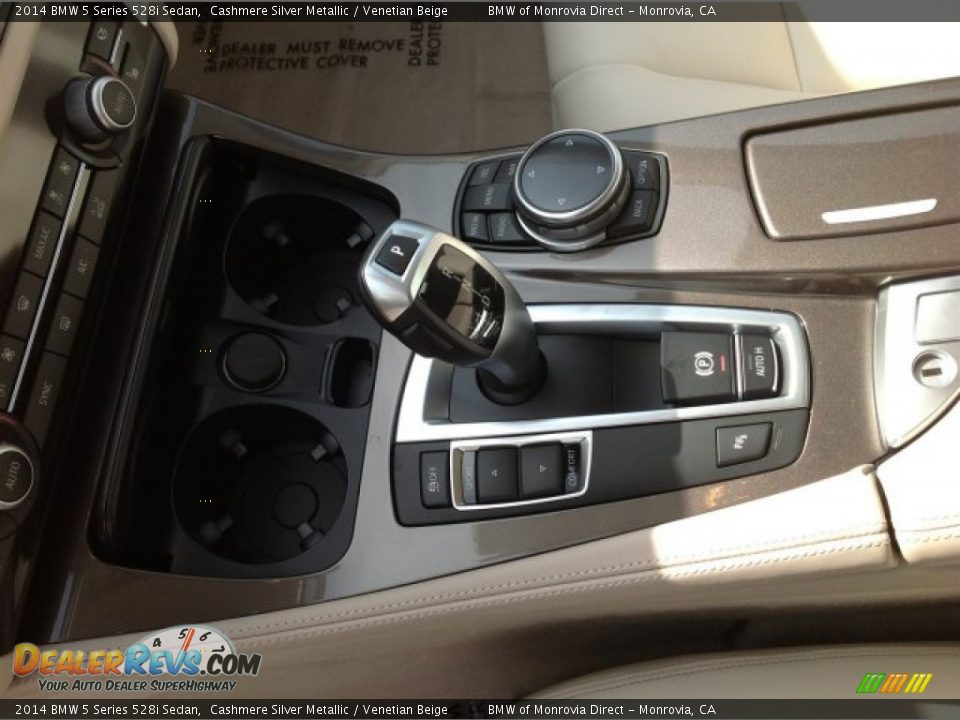 2014 BMW 5 Series 528i Sedan Cashmere Silver Metallic / Venetian Beige Photo #7