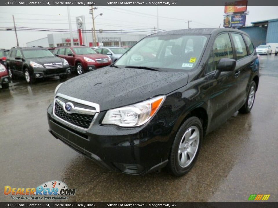 2014 Subaru Forester 2.5i Crystal Black Silica / Black Photo #3