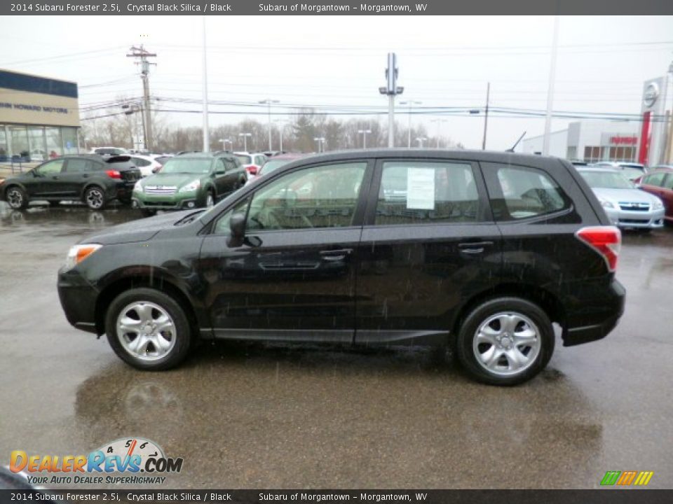 2014 Subaru Forester 2.5i Crystal Black Silica / Black Photo #8