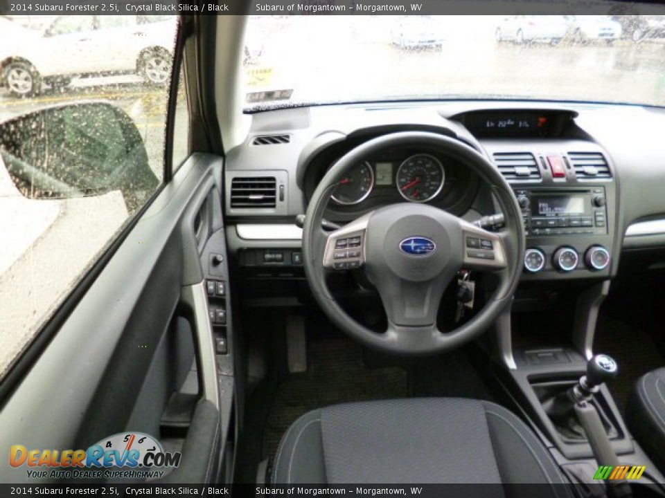2014 Subaru Forester 2.5i Crystal Black Silica / Black Photo #16