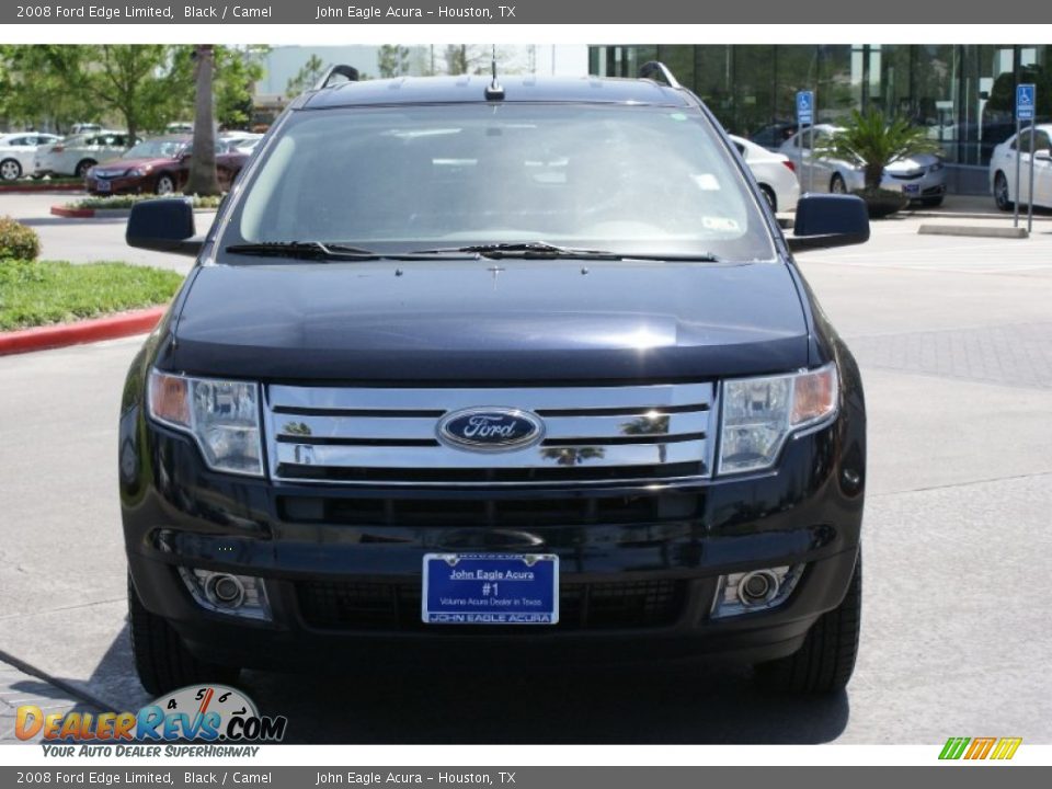 2008 Ford Edge Limited Black / Camel Photo #4