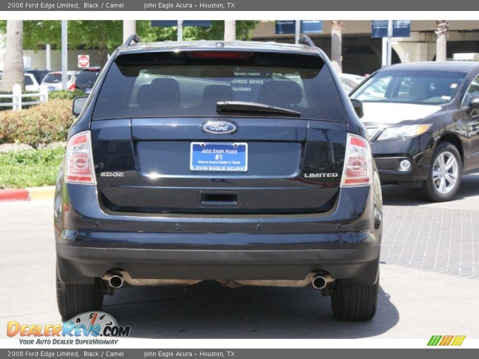 2008 Ford Edge Limited Black / Camel Photo #5