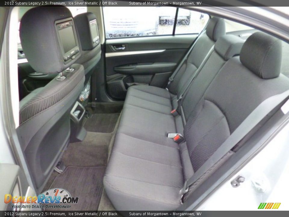 2012 Subaru Legacy 2.5i Premium Ice Silver Metallic / Off Black Photo #6