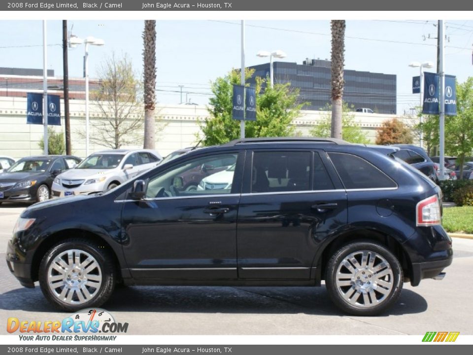 2008 Ford Edge Limited Black / Camel Photo #6
