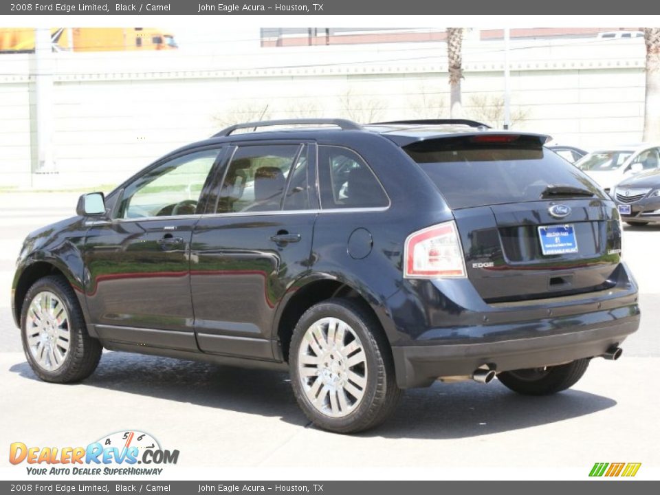 2008 Ford Edge Limited Black / Camel Photo #8