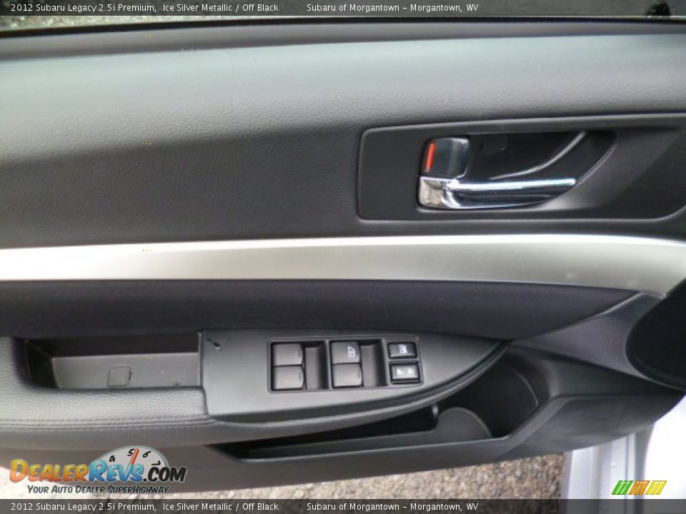2012 Subaru Legacy 2.5i Premium Ice Silver Metallic / Off Black Photo #17