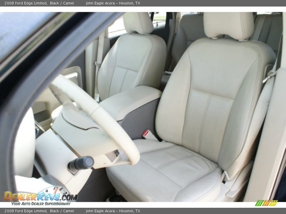 2008 Ford Edge Limited Black / Camel Photo #16