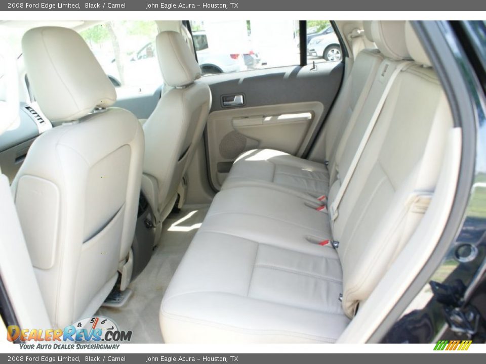 2008 Ford Edge Limited Black / Camel Photo #18