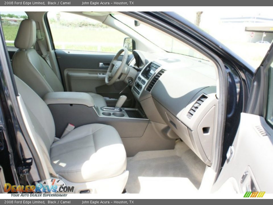 2008 Ford Edge Limited Black / Camel Photo #22