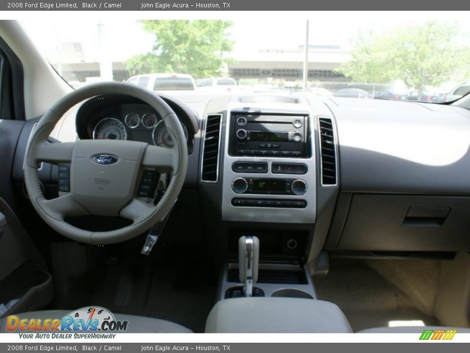 2008 Ford Edge Limited Black / Camel Photo #24