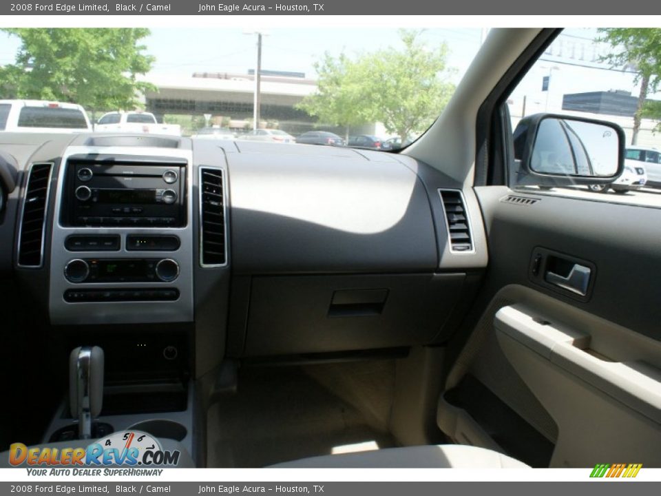 2008 Ford Edge Limited Black / Camel Photo #25
