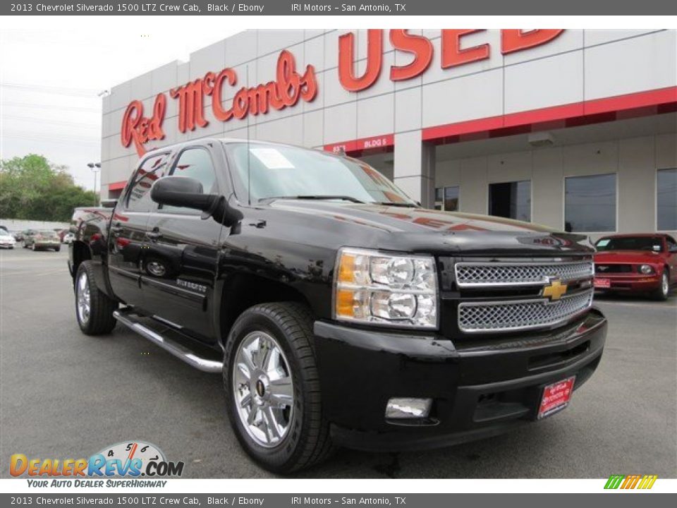 2013 Chevrolet Silverado 1500 LTZ Crew Cab Black / Ebony Photo #1