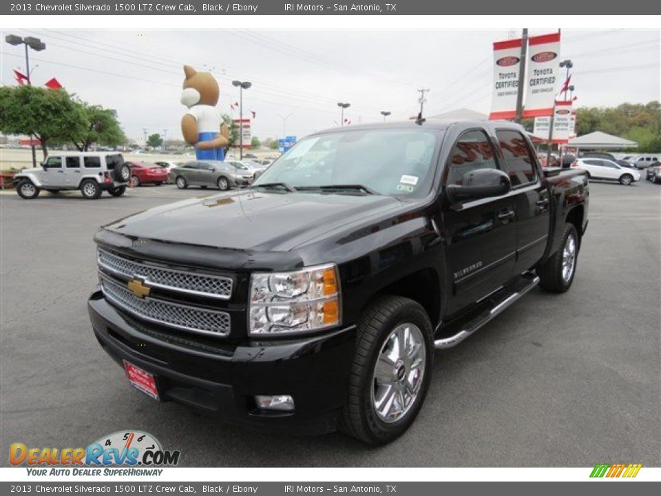 2013 Chevrolet Silverado 1500 LTZ Crew Cab Black / Ebony Photo #3
