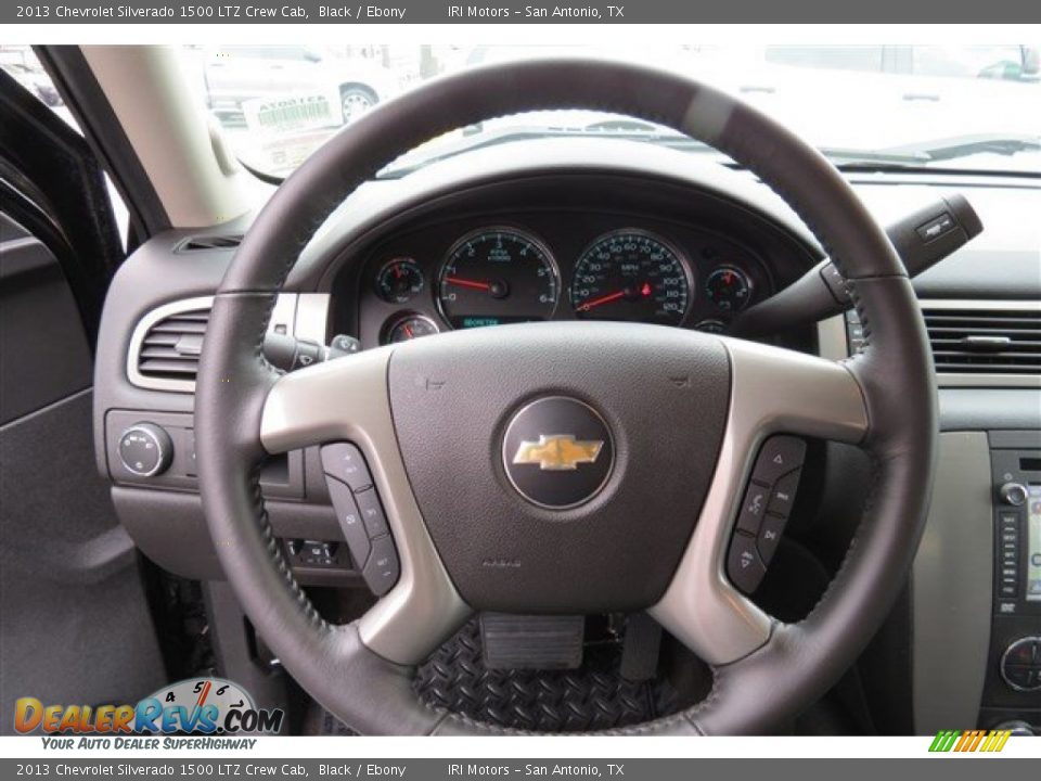 2013 Chevrolet Silverado 1500 LTZ Crew Cab Black / Ebony Photo #17