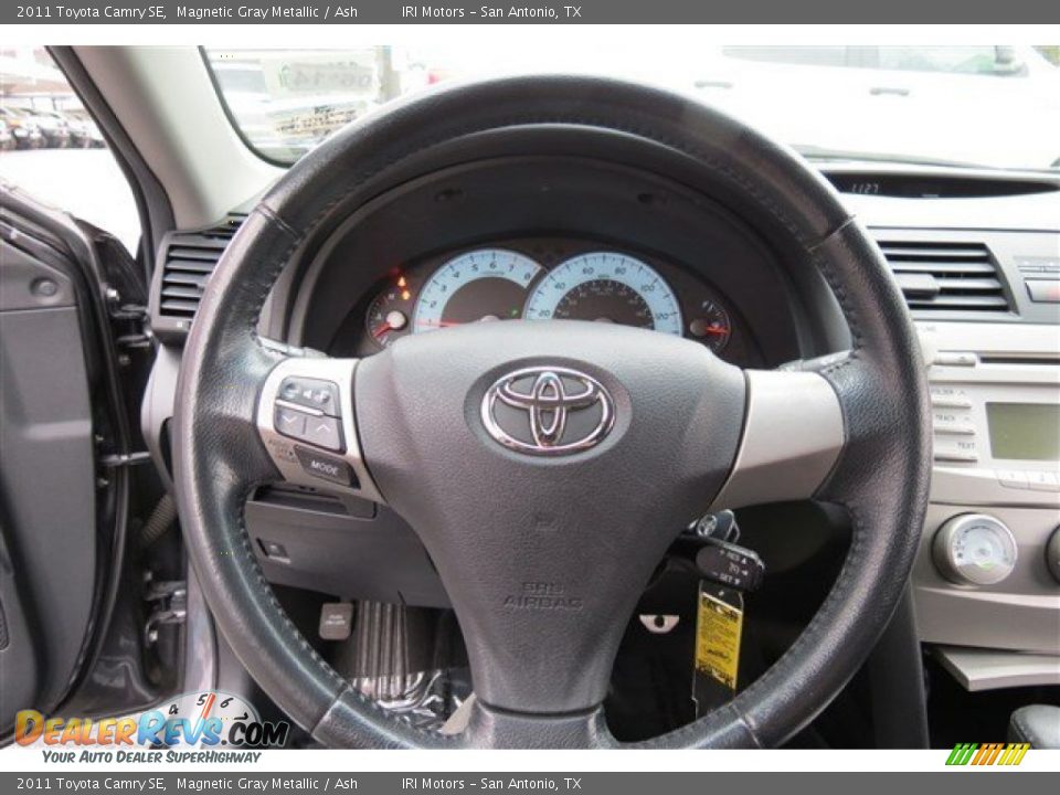 2011 Toyota Camry SE Magnetic Gray Metallic / Ash Photo #17