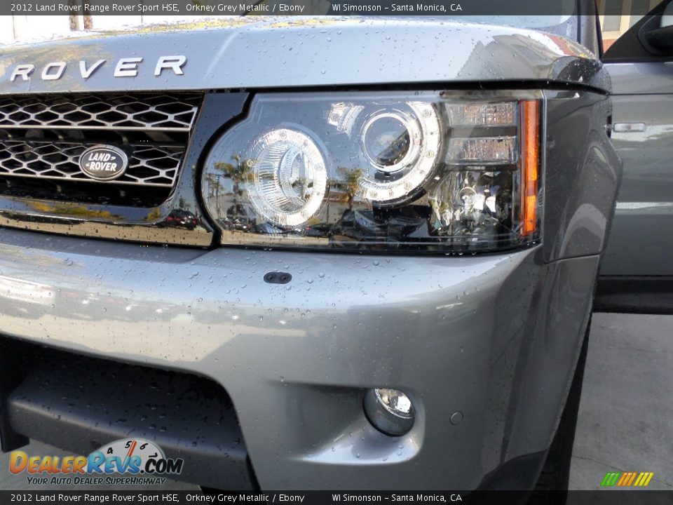 2012 Land Rover Range Rover Sport HSE Orkney Grey Metallic / Ebony Photo #23