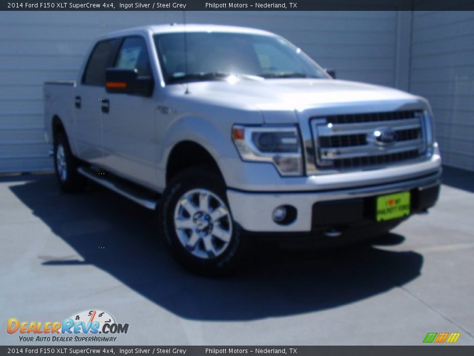 2014 Ford F150 XLT SuperCrew 4x4 Ingot Silver / Steel Grey Photo #1