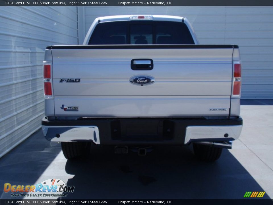 2014 Ford F150 XLT SuperCrew 4x4 Ingot Silver / Steel Grey Photo #5