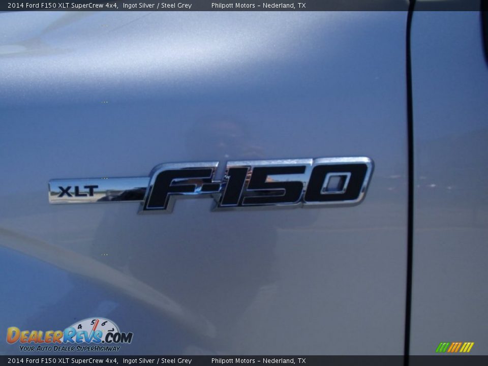 2014 Ford F150 XLT SuperCrew 4x4 Ingot Silver / Steel Grey Photo #13