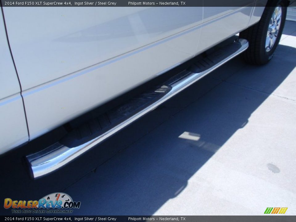 2014 Ford F150 XLT SuperCrew 4x4 Ingot Silver / Steel Grey Photo #14