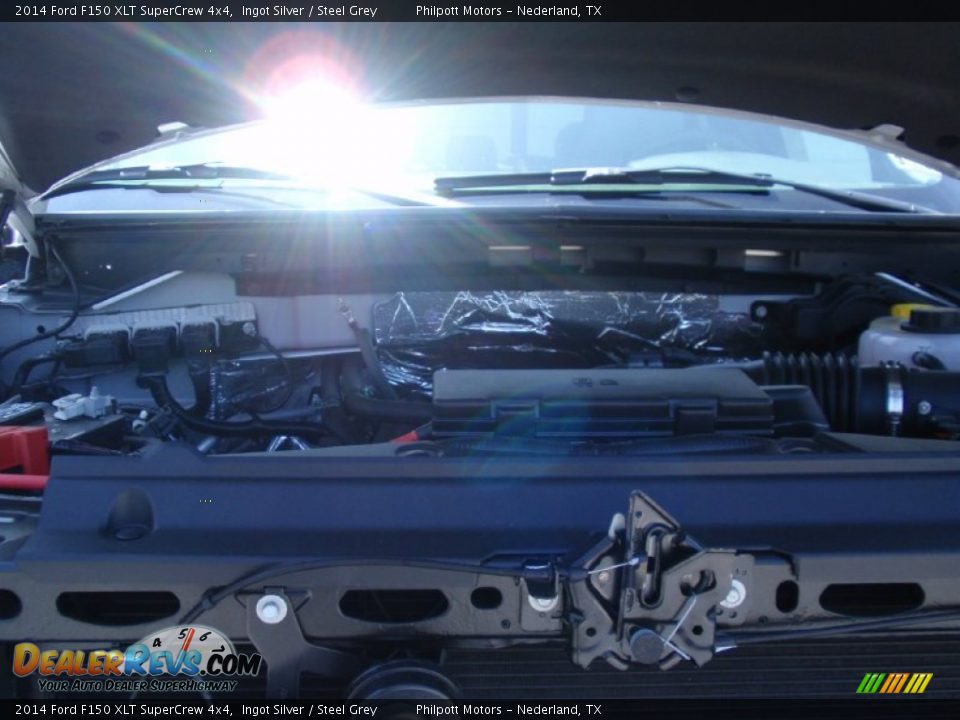 2014 Ford F150 XLT SuperCrew 4x4 Ingot Silver / Steel Grey Photo #21