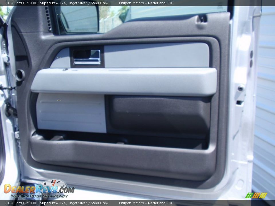 2014 Ford F150 XLT SuperCrew 4x4 Ingot Silver / Steel Grey Photo #22