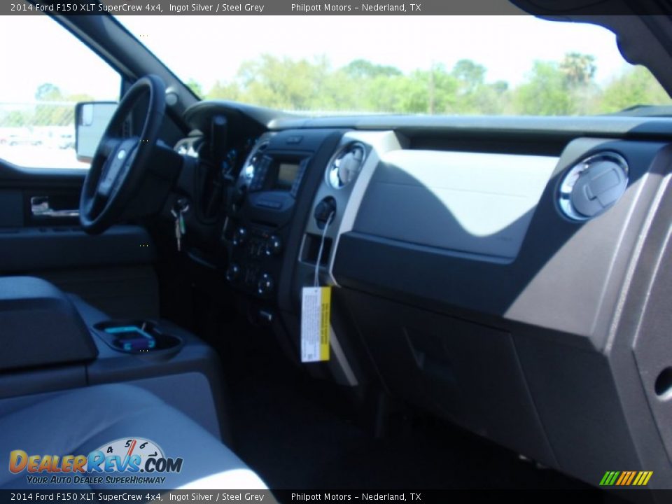 2014 Ford F150 XLT SuperCrew 4x4 Ingot Silver / Steel Grey Photo #23
