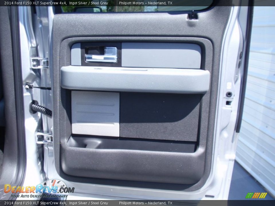 2014 Ford F150 XLT SuperCrew 4x4 Ingot Silver / Steel Grey Photo #25