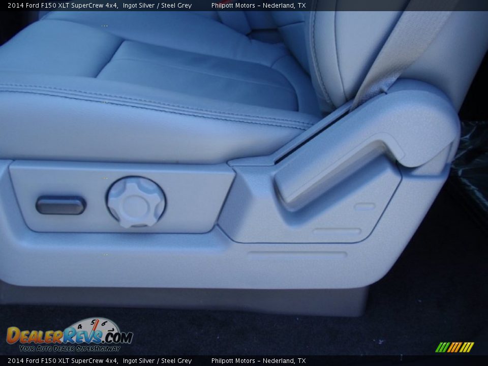 2014 Ford F150 XLT SuperCrew 4x4 Ingot Silver / Steel Grey Photo #31