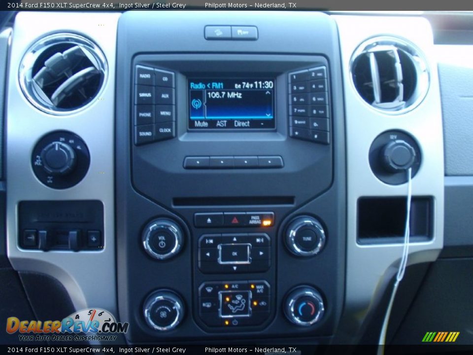 2014 Ford F150 XLT SuperCrew 4x4 Ingot Silver / Steel Grey Photo #33
