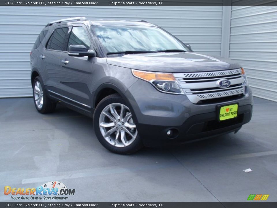 2014 Ford Explorer XLT Sterling Gray / Charcoal Black Photo #1
