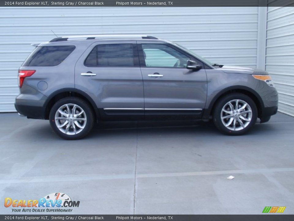 2014 Ford Explorer XLT Sterling Gray / Charcoal Black Photo #3