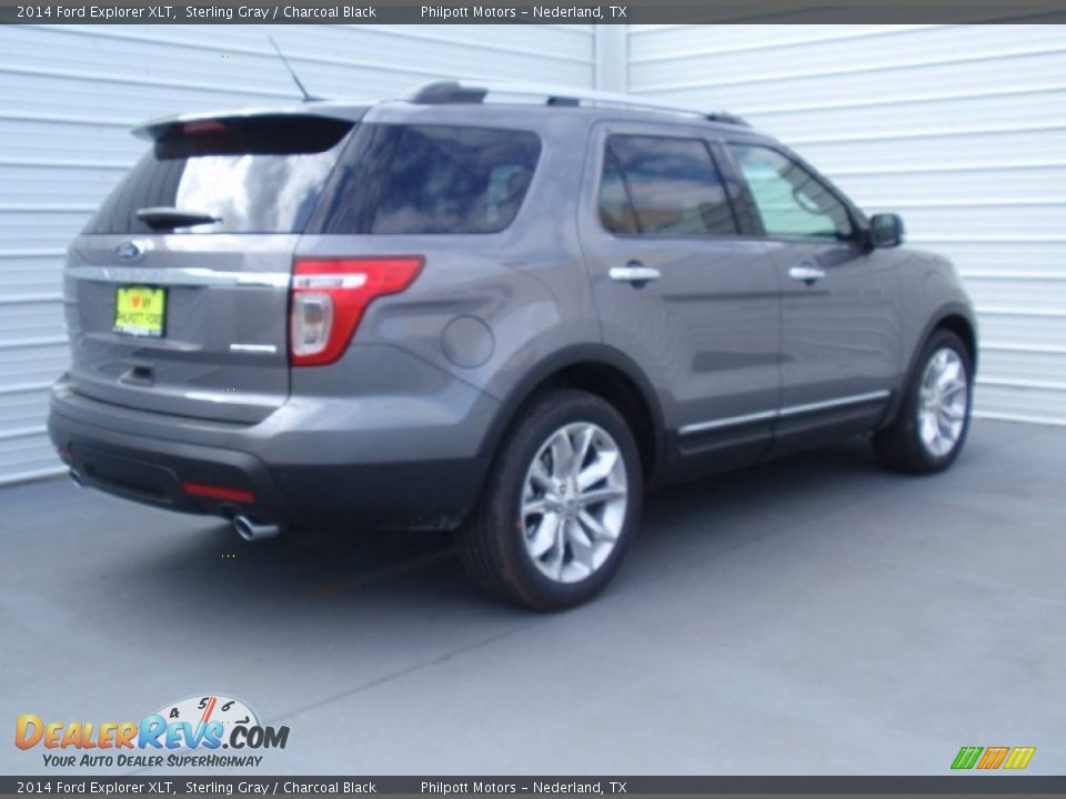 2014 Ford Explorer XLT Sterling Gray / Charcoal Black Photo #4