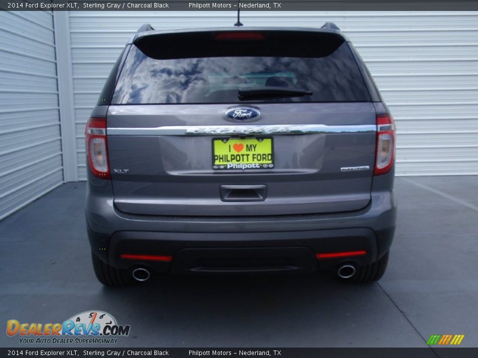2014 Ford Explorer XLT Sterling Gray / Charcoal Black Photo #5