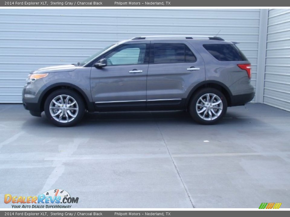 2014 Ford Explorer XLT Sterling Gray / Charcoal Black Photo #6