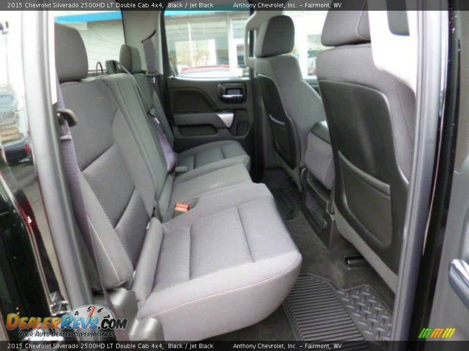 2015 Chevrolet Silverado 2500HD LT Double Cab 4x4 Black / Jet Black Photo #11