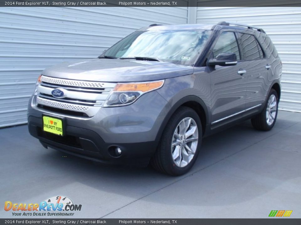2014 Ford Explorer XLT Sterling Gray / Charcoal Black Photo #7