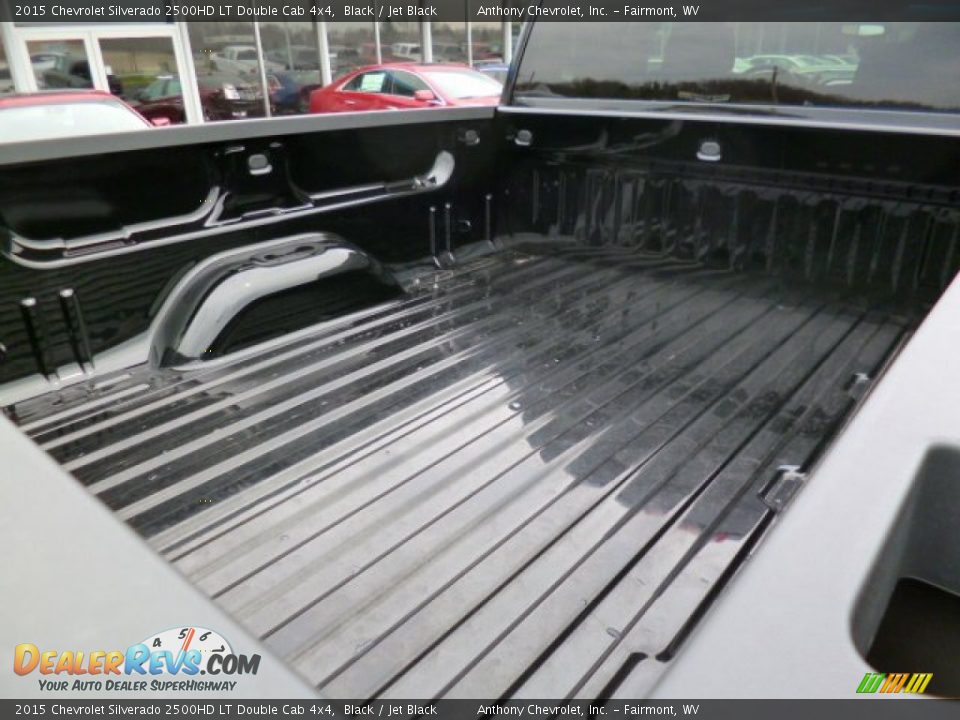 2015 Chevrolet Silverado 2500HD LT Double Cab 4x4 Black / Jet Black Photo #12