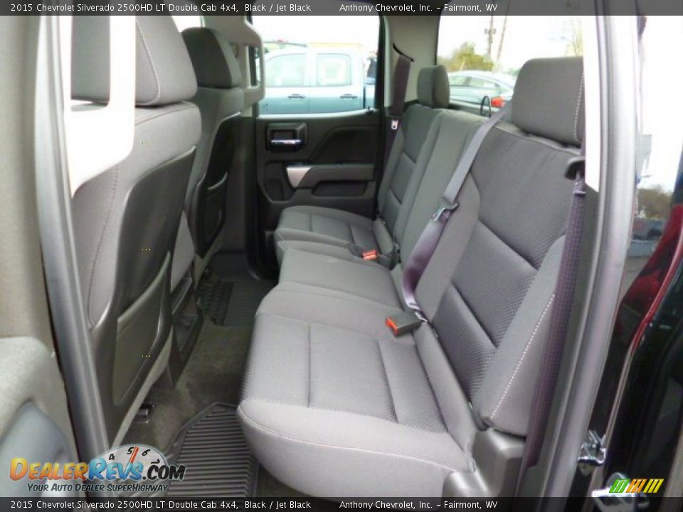 Rear Seat of 2015 Chevrolet Silverado 2500HD LT Double Cab 4x4 Photo #13