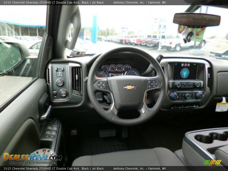 Dashboard of 2015 Chevrolet Silverado 2500HD LT Double Cab 4x4 Photo #14