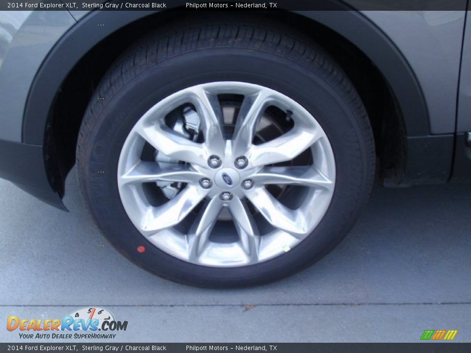 2014 Ford Explorer XLT Sterling Gray / Charcoal Black Photo #11