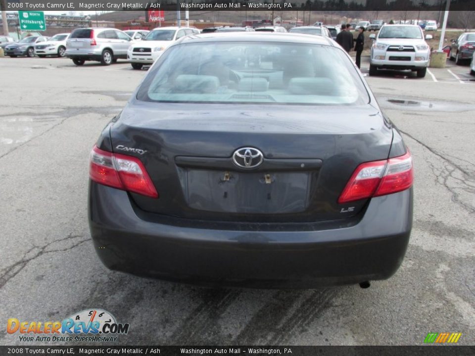 2008 Toyota Camry LE Magnetic Gray Metallic / Ash Photo #8
