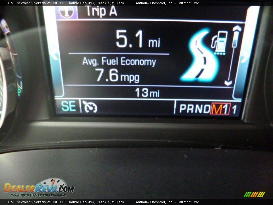 2015 Chevrolet Silverado 2500HD LT Double Cab 4x4 Black / Jet Black Photo #20