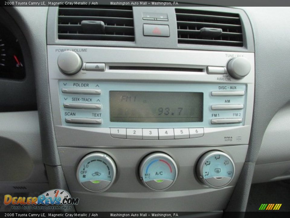 2008 Toyota Camry LE Magnetic Gray Metallic / Ash Photo #16