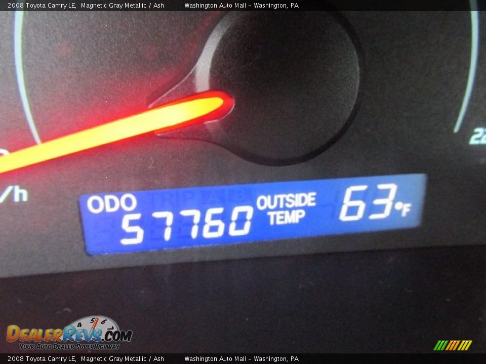 2008 Toyota Camry LE Magnetic Gray Metallic / Ash Photo #20