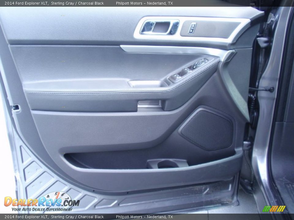 2014 Ford Explorer XLT Sterling Gray / Charcoal Black Photo #27