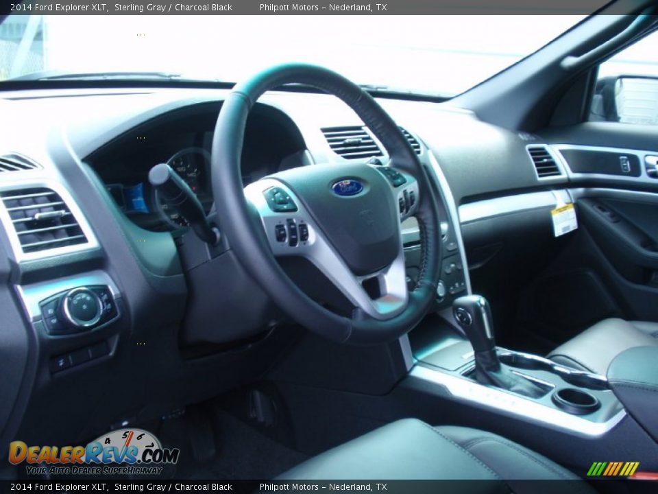 2014 Ford Explorer XLT Sterling Gray / Charcoal Black Photo #29