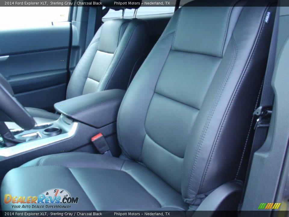 2014 Ford Explorer XLT Sterling Gray / Charcoal Black Photo #30