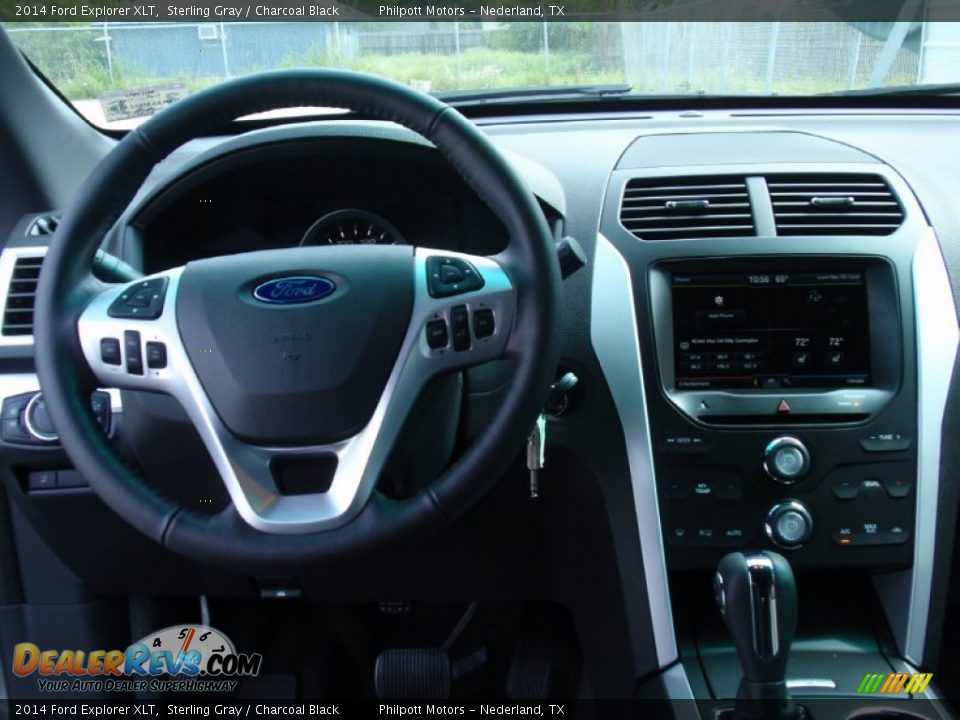 2014 Ford Explorer XLT Sterling Gray / Charcoal Black Photo #32
