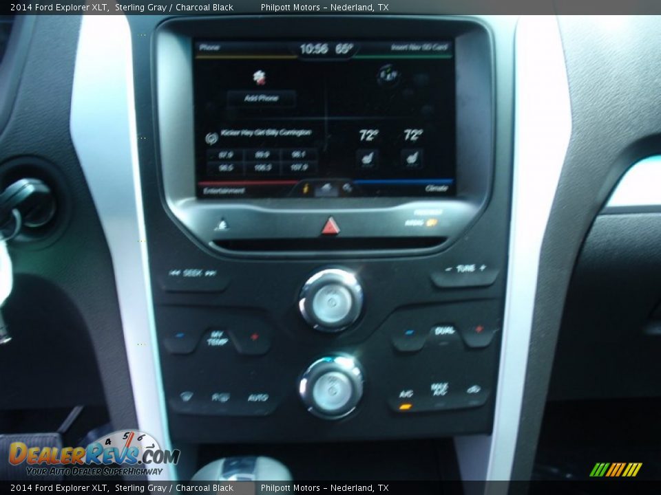 2014 Ford Explorer XLT Sterling Gray / Charcoal Black Photo #33